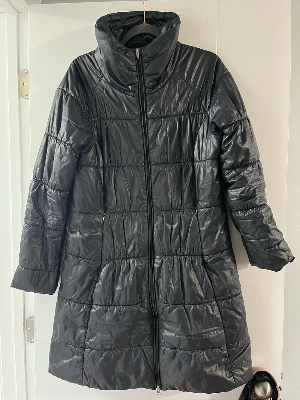 Patagonia Women's Black Quilted Long Puffer Coat